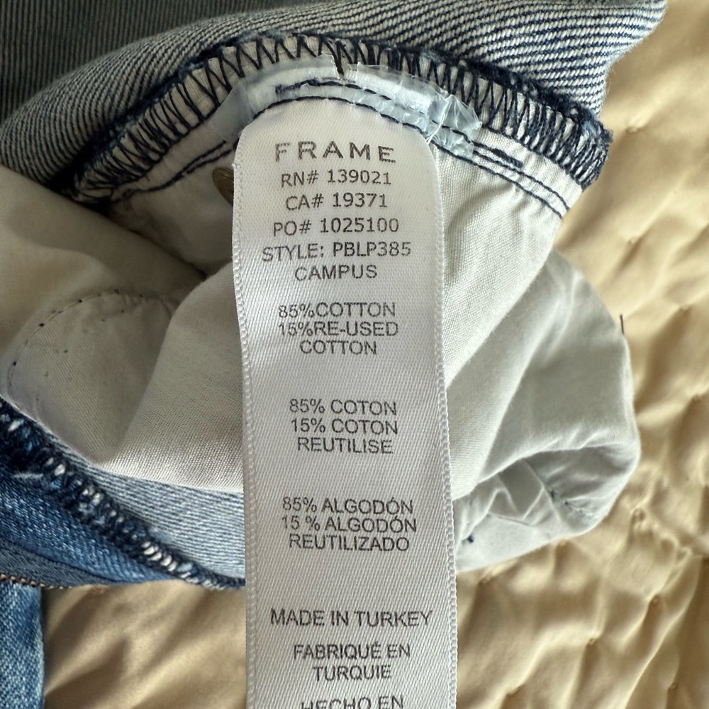 Frame Denim Blue High Rise Jeans good condition - Picture 2 of 5